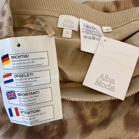 New Alba Moda Elastic Waistband Thick Stretche mini Skirt - Picture 4 of 5